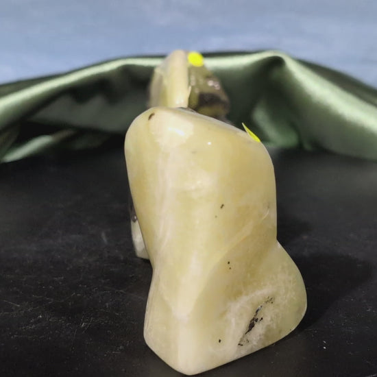 Yellow Brucite Freeforms